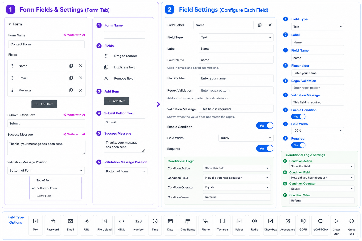 Create Contact Form in Elementor