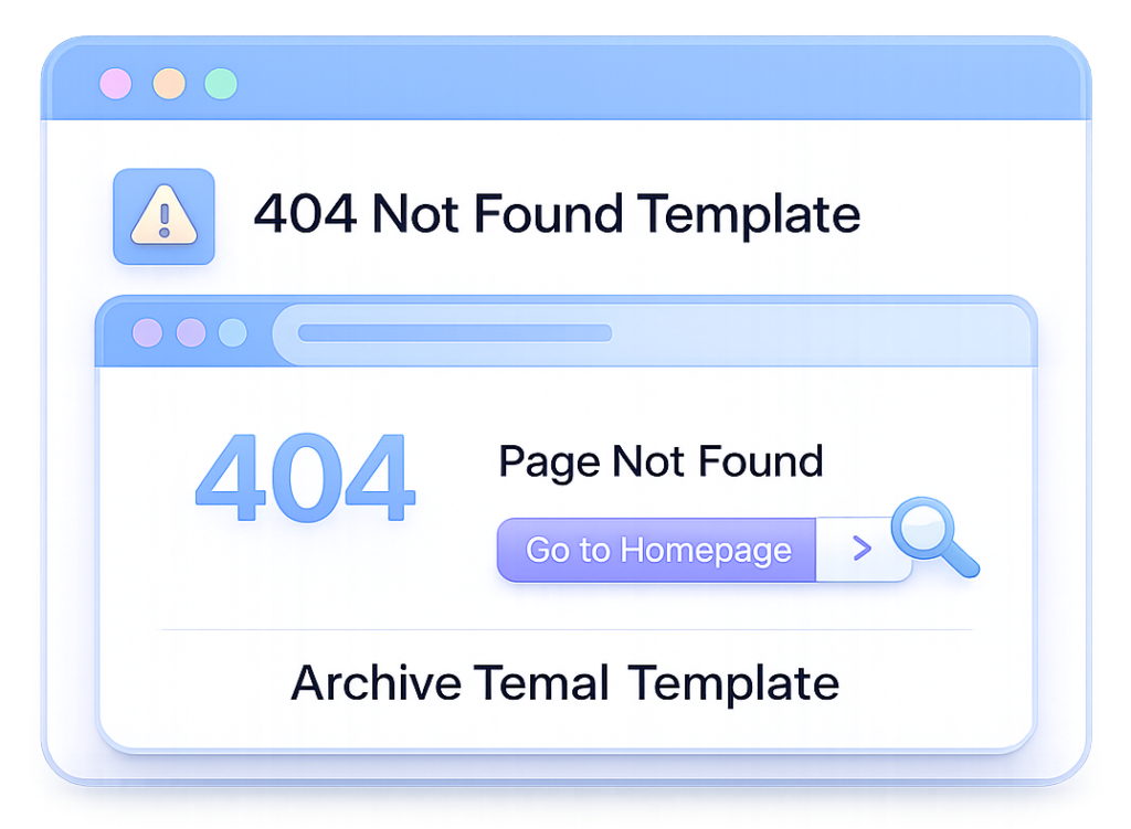 404 Not Found Template Builder