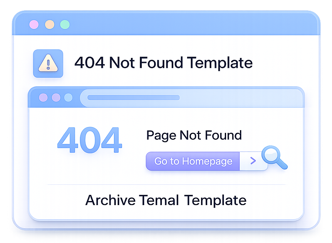 404 Not Found Template Builder