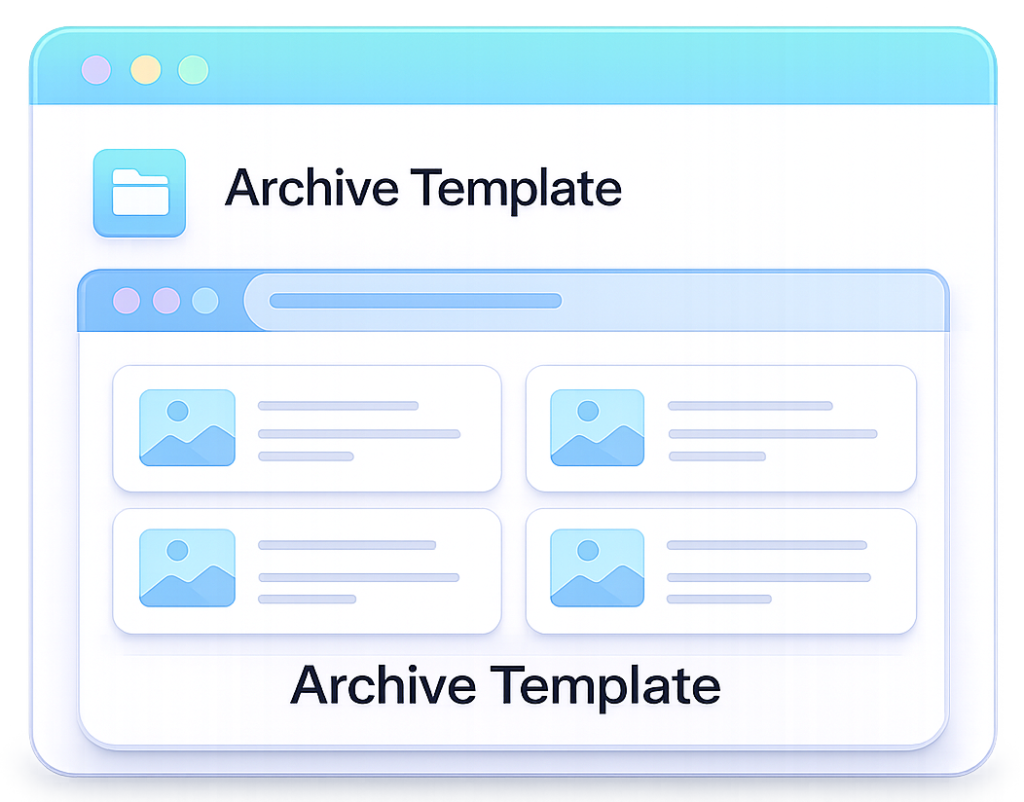 Archive Template Builder