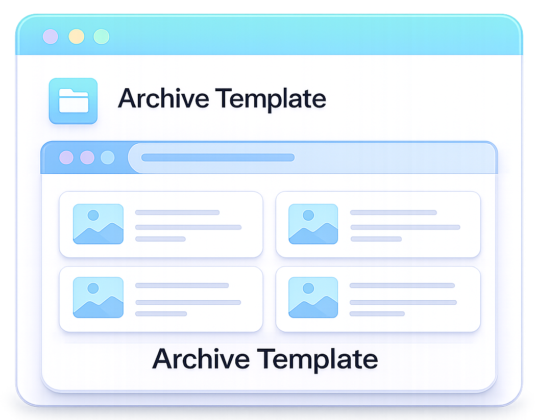 Archive Template Builder