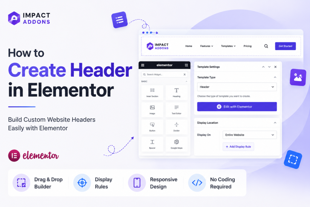 Create Header in Elementor