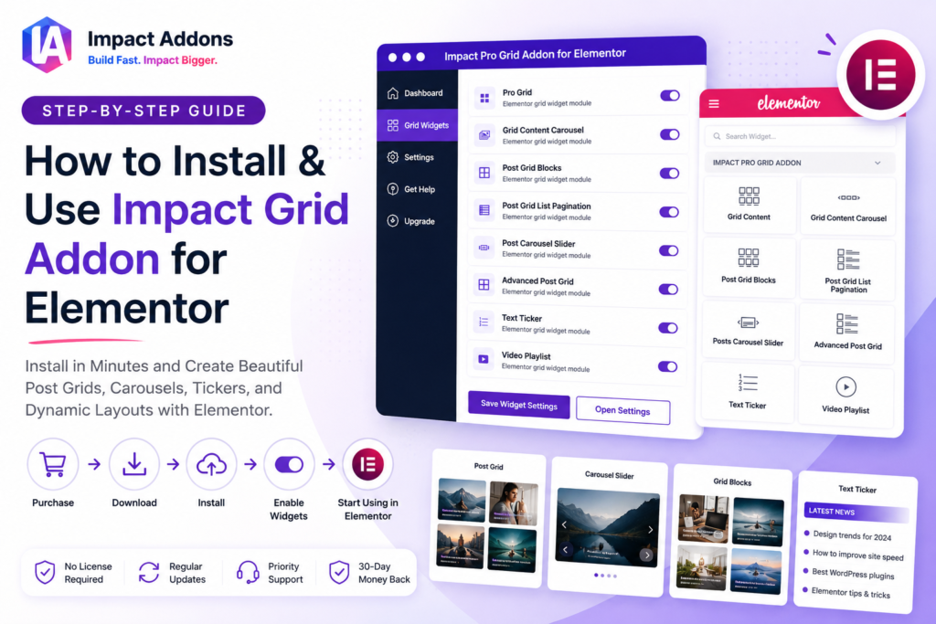 Impact Grid Addon for Elementor